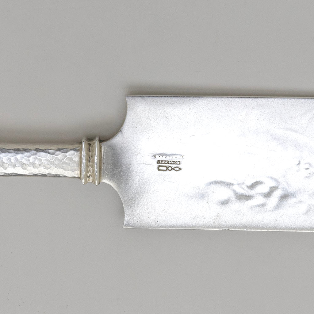 Marks on Dominick &amp; Haff Antique Sterling Silver Aesthetic Cake/ Ice Cream Slice, NYC. NY, c. 1880s