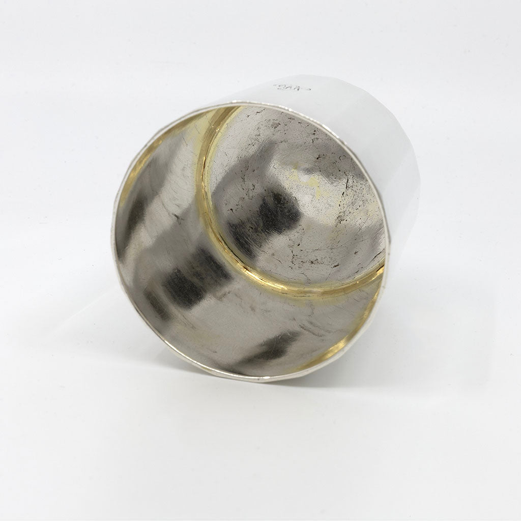 Interior of Louis-Jacques Berger Early French .950 Silver Beaker, Paris, 1798-1809