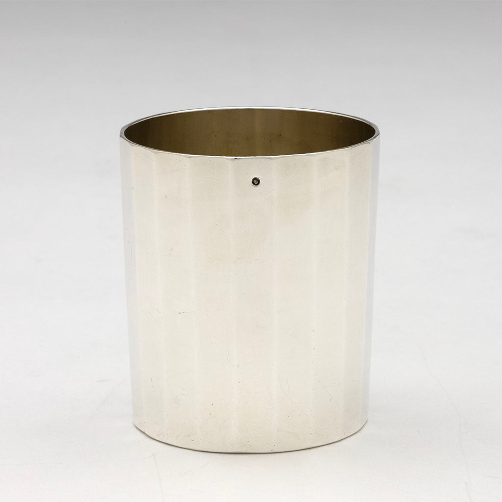 Side view of Louis-Jacques Berger Early French .950 Silver Beaker, Paris, 1798-1809