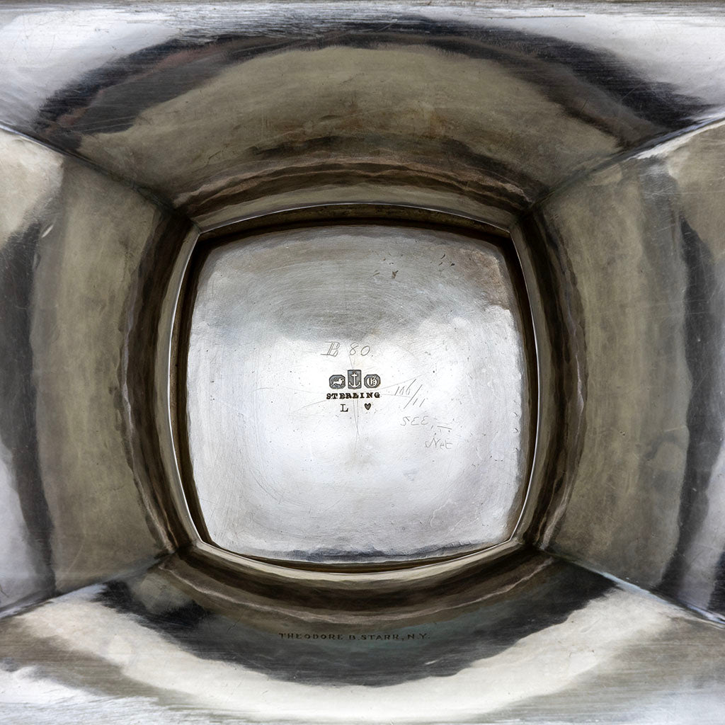 Stand marks on Gorham Antique Sterling Silver Aesthetic Movement Centerpiece, Providence, RI, 1879