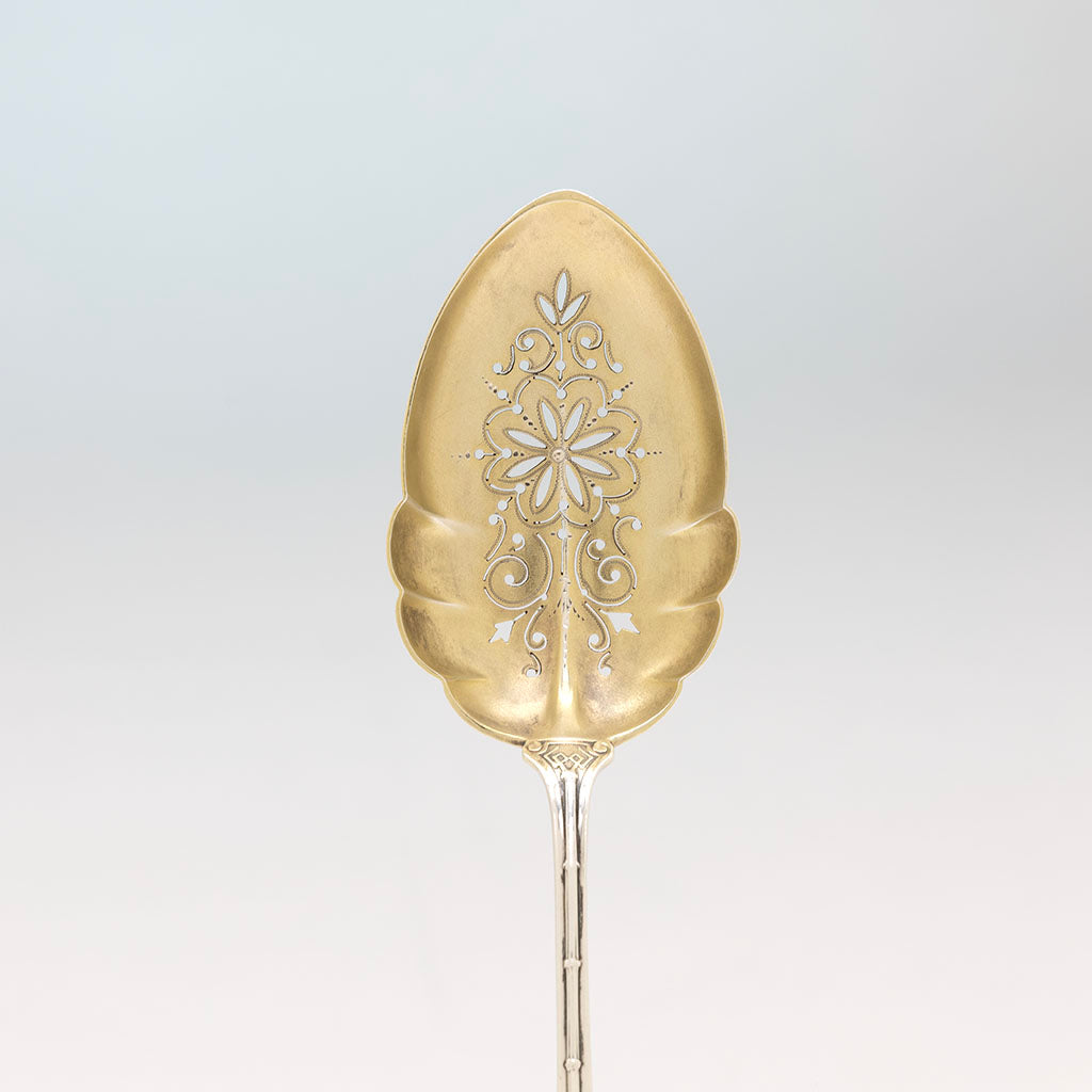 Bowl of John Wendt Antique Sterling Silver &#39;Bird&#39; Ice Serving Spoon, NYC, NY, c. 1870&#39;s