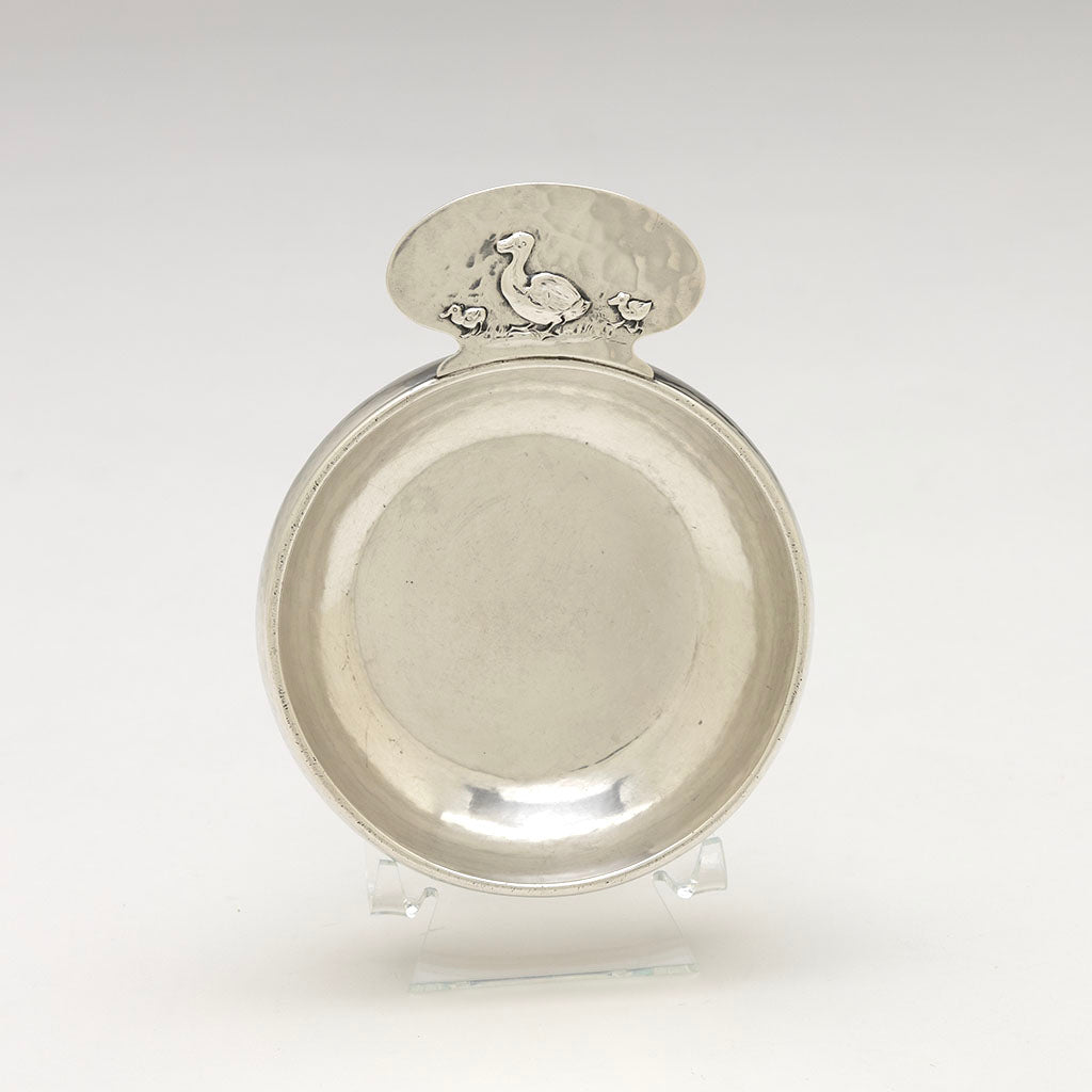 The Kalo Shop Hand Wrought Sterling Silver Porringer, Chicago, IL, early to mid-20th c.