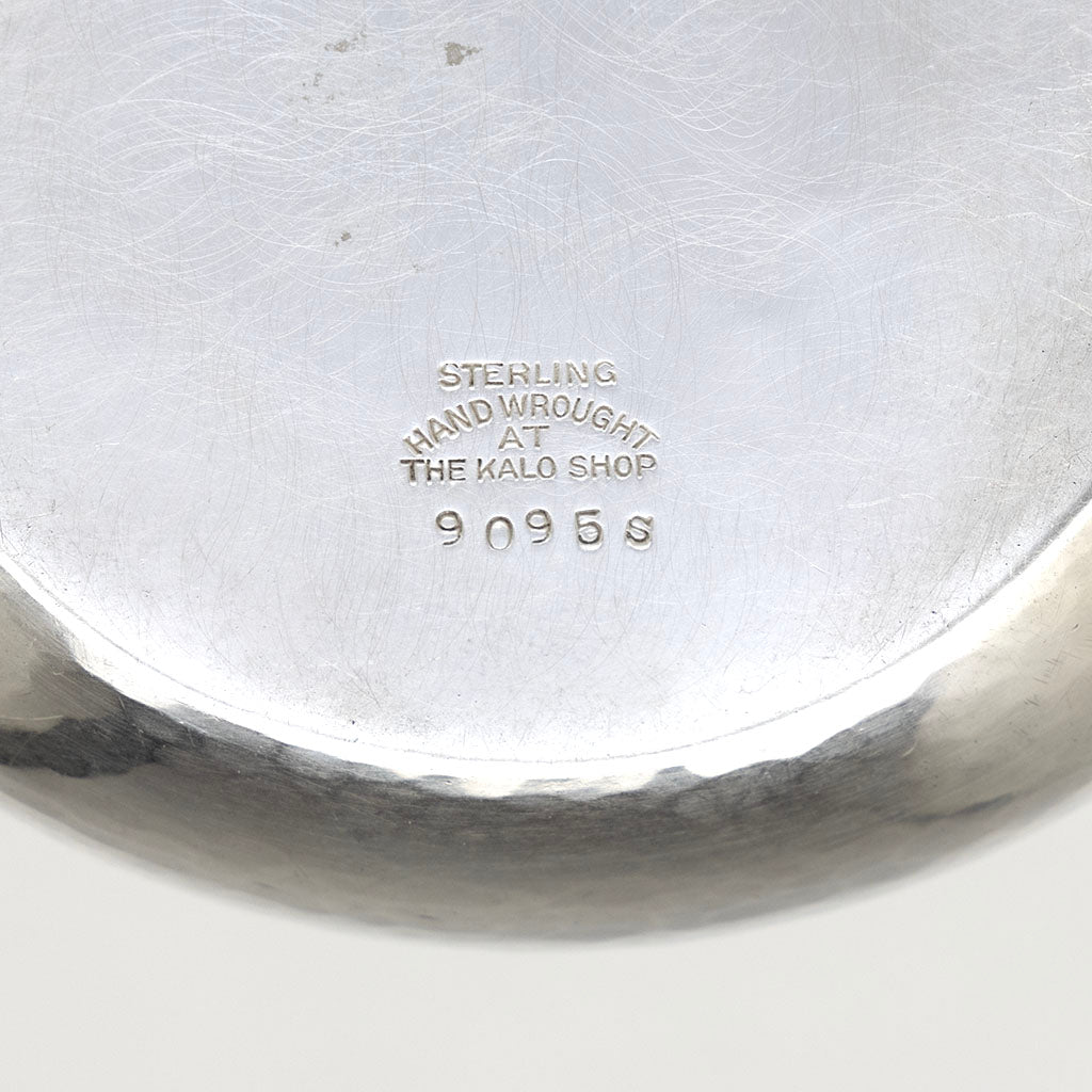 The Kalo Shop Hand Wrought Sterling Silver Porringer, Chicago, IL, early to mid-20th c.