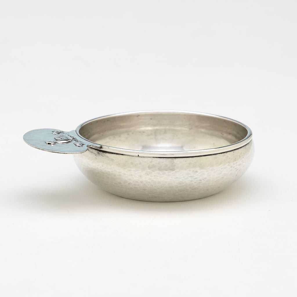 The Kalo Shop Hand Wrought Sterling Silver Porringer, Chicago, IL, early to mid-20th c.
