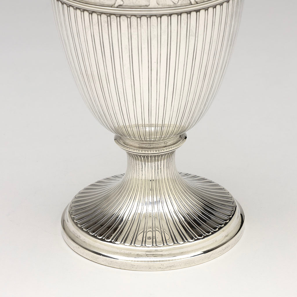 Base of Tiffany &amp; Co. Antique Sterling Silver Figural Ewer, NYC, NY, c. 1907