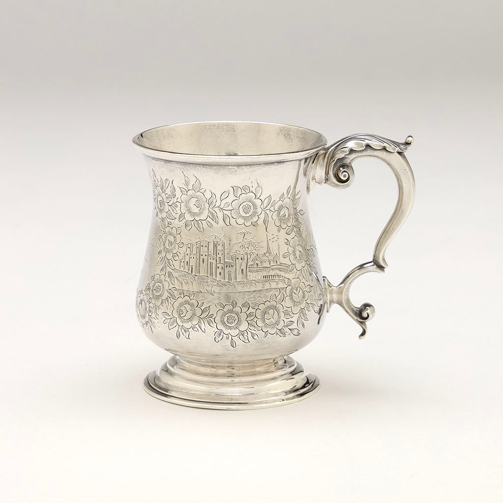 Taylor & Lawrie Antique Coin Silver Cup, Philadelphia, PA, 1851