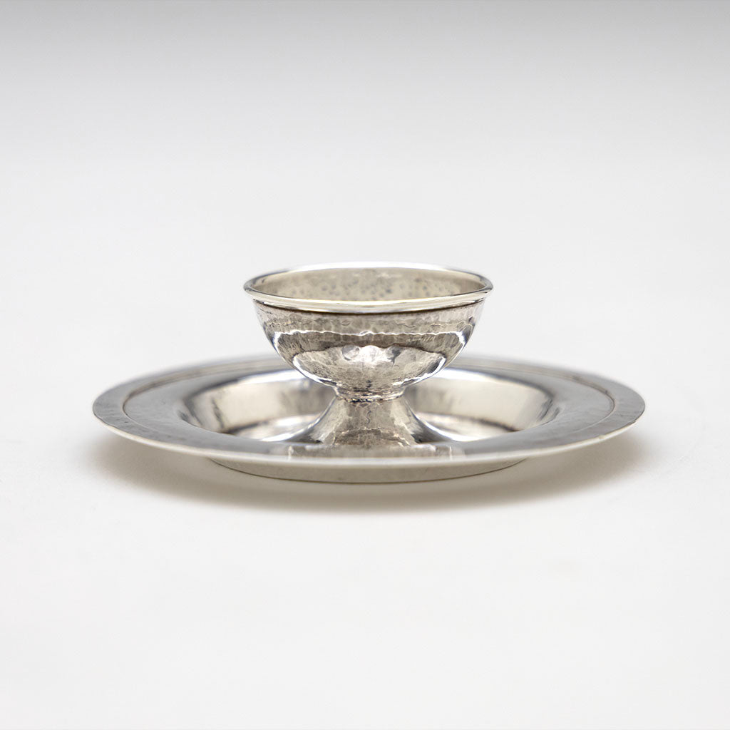 Stand to Marshall Field &amp; Co. Sterling Silver Arts &amp; Crafts Tea Ball and Stand, Chicago, 1903-1920s