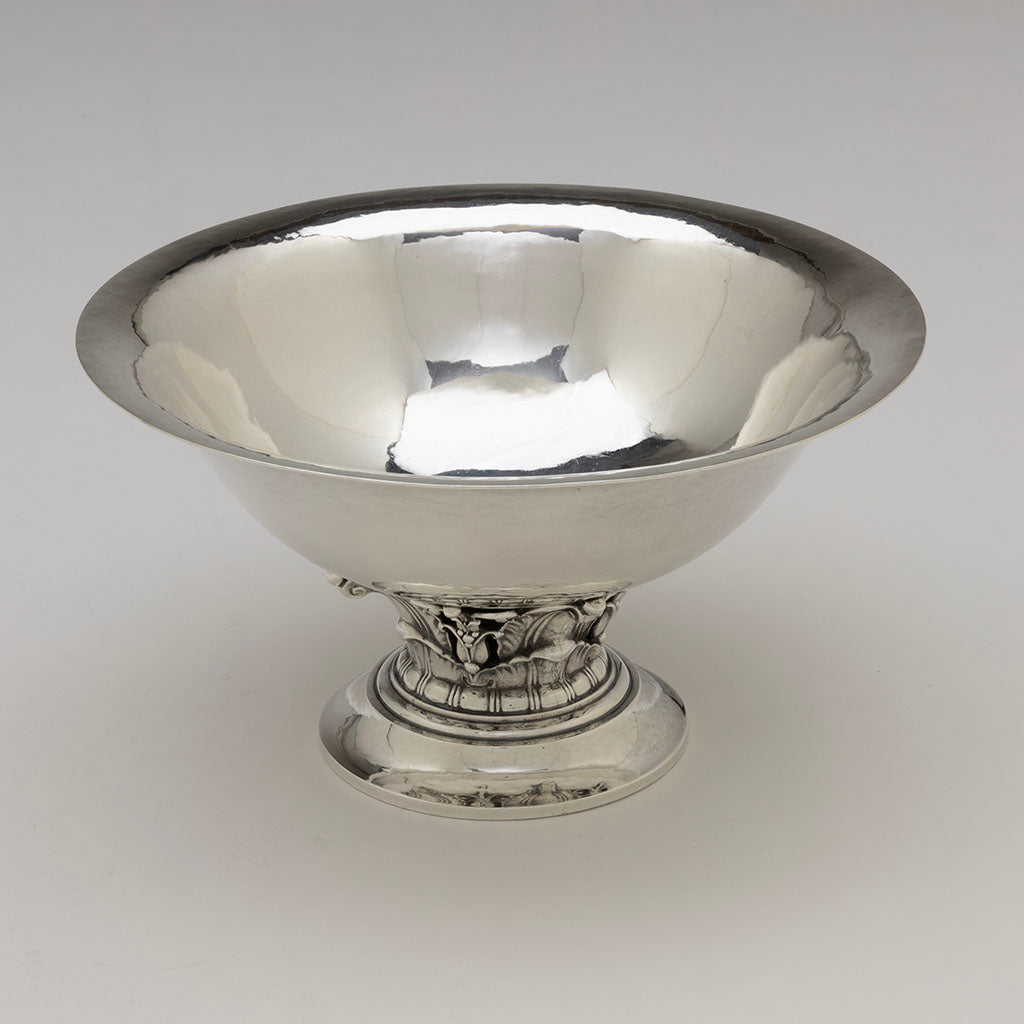 Interior of Gorham Modern Sterling Silver Fruit/ Centerpiece Bowl, Providence, RI, c. 1930s