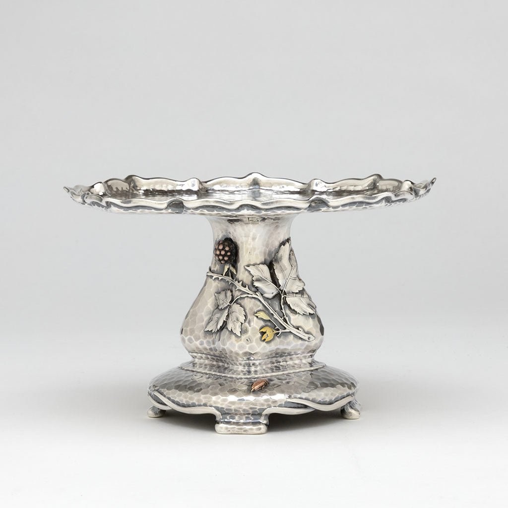 Tiffany & Co Sterling Silver & Other Metals Tazza, NYC, NY, c. 1883