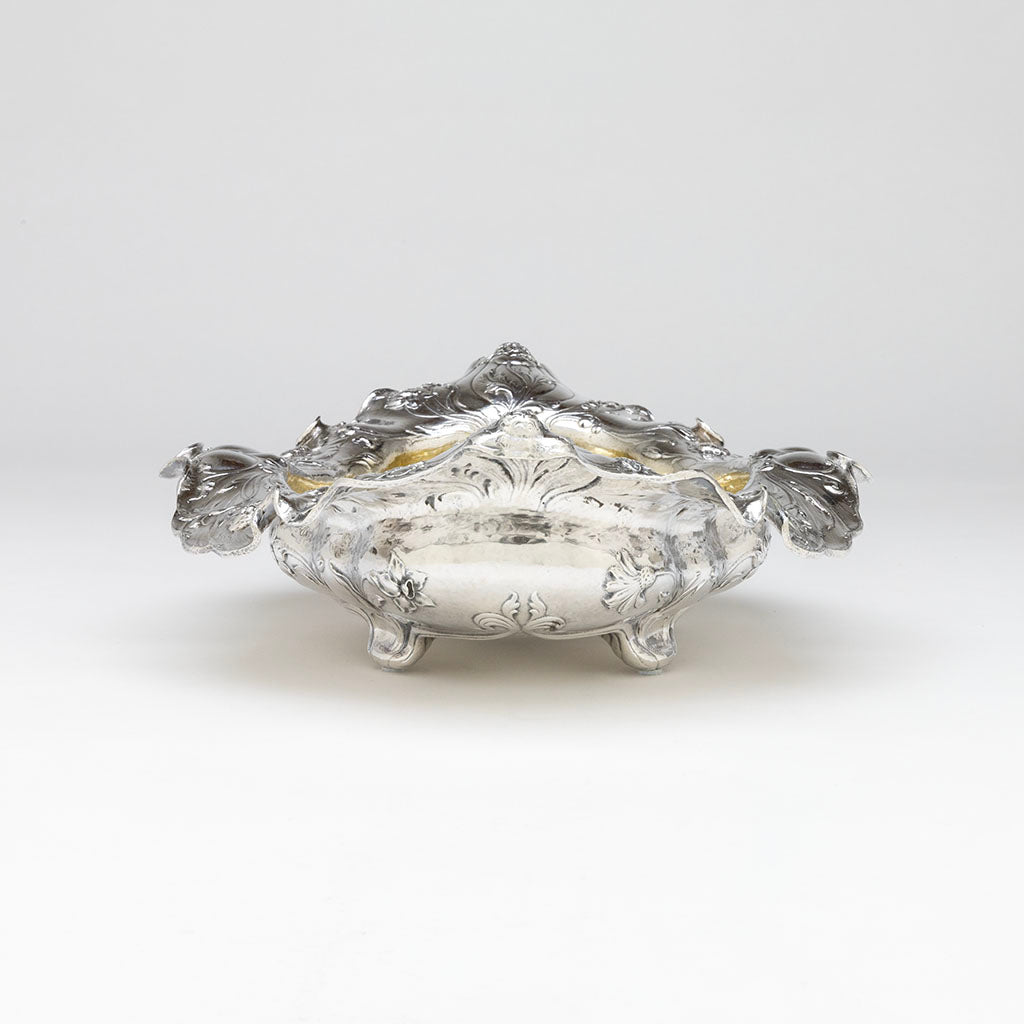End view of Gorham 1900 Paris Exposition Martelé Silver Centerpiece, Providence, RI, 1899