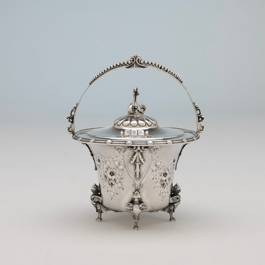 Gorham Antique Coin Silver Sugar Bowl, Providence, RI, c. 1865