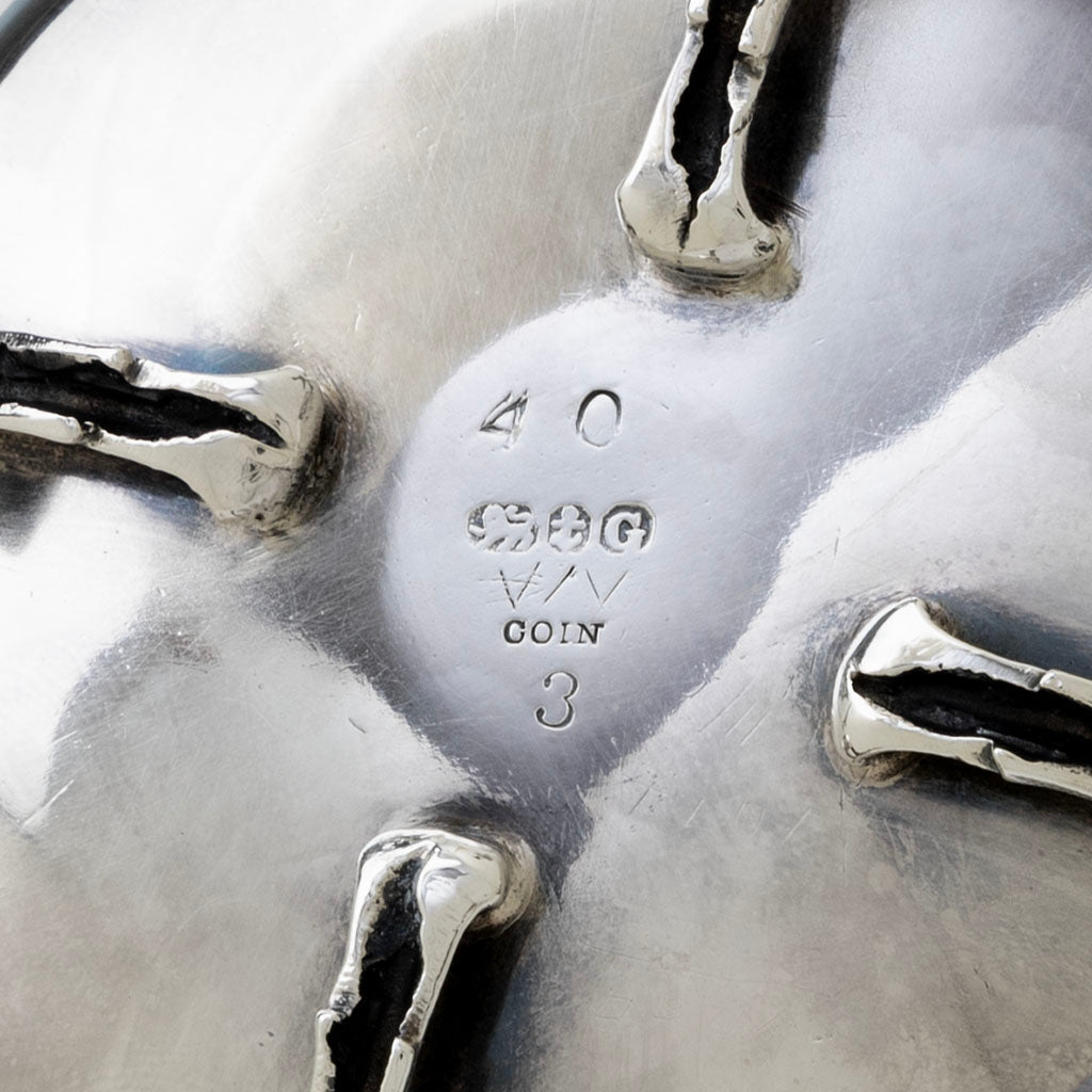 Marks on Gorham Antique Coin Silver Sugar Bowl, Providence, RI, c. 1865