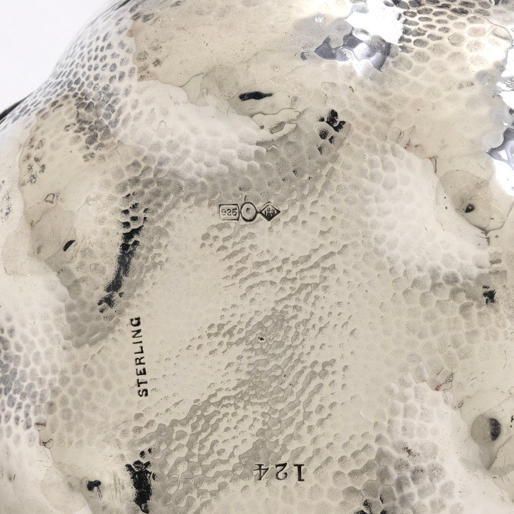 Marks on Dominick &amp; Haff Sterling Intaglio Chased Aesthetic Movement Pitcher, 1883