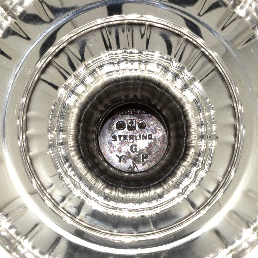 Marks on Erik Magnussen for Gorham Sterling Silver Sample Covered Bon Bon Dish, Providence, RI, 1926