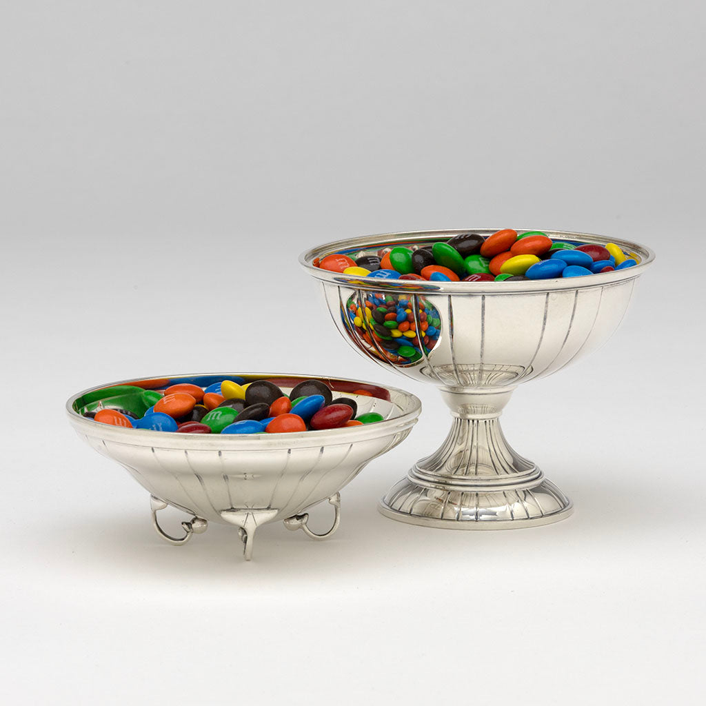 Erik Magnussen for Gorham Sterling Silver Sample Covered Bon Bon Dish, Providence, RI, 1926