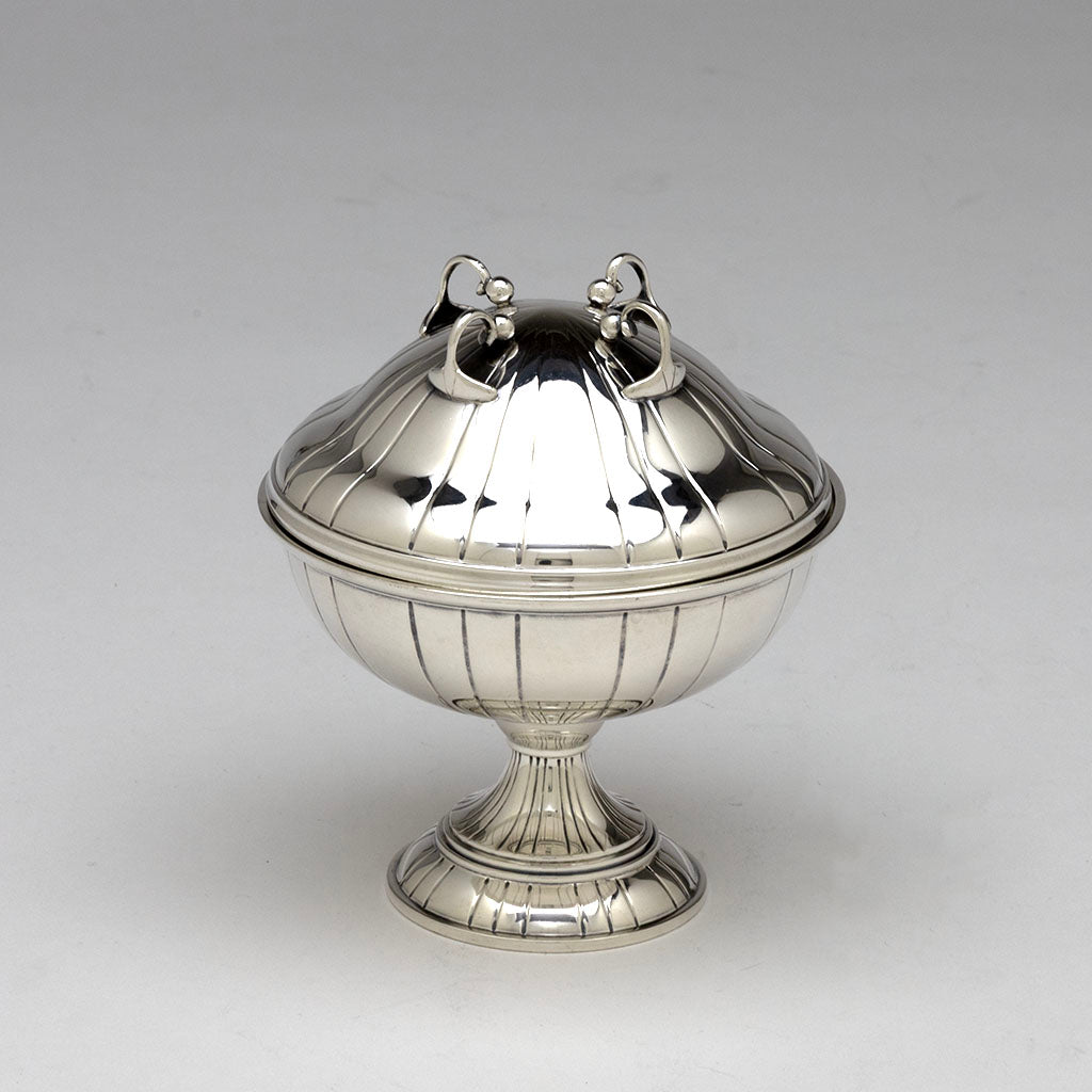 Erik Magnussen for Gorham Sterling Silver Sample Covered Bon Bon Dish, Providence, RI, 1926