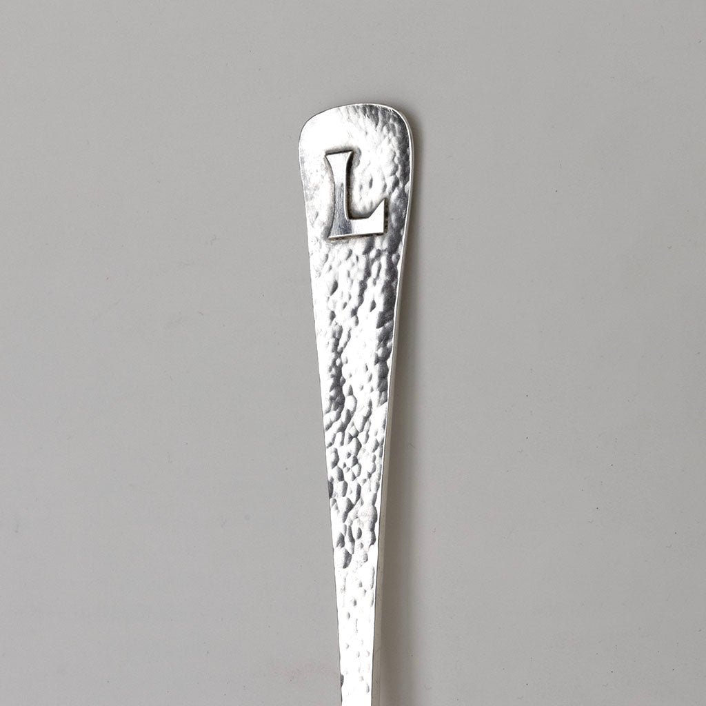 Falick Novick Arts &amp; Crafts Sterling Silver Salad Set, Chicago, IL, c. 1930s