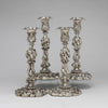 Video of John Watson Set of 4 Regency English Antique Sterling Figural Dolphin Candlesticks, Sheffield, 1815/16