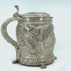 Video of Tiffany & Co. Sterling Silver Massive Nautical Covered Tankard, NYC, NY, c. 1885