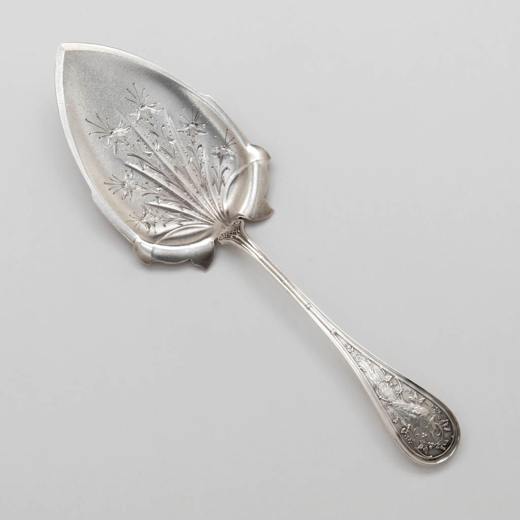John Wendt Antique Sterling Silver Pie Server, NYC, c. 1870s