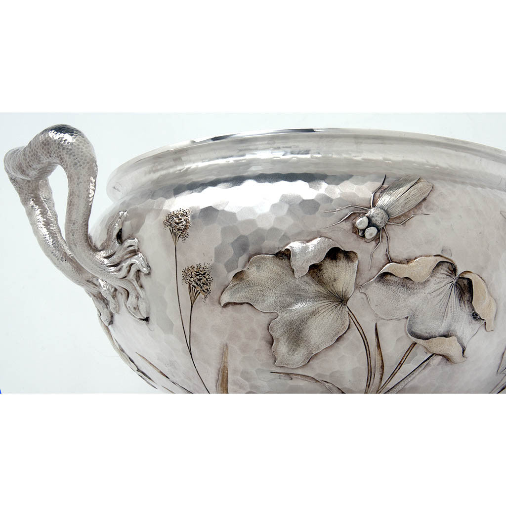 Crosby and Foss Feather Edge Pattern Antique Sterling Silver Tablespoo -  Spencer Marks Ltd
