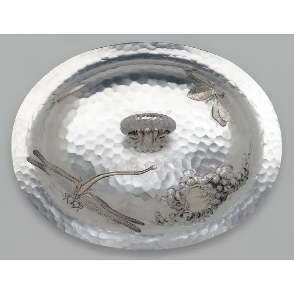 Lid of the Dominick &amp; Haff Antique Sterling Silver Aesthetic Movement Covered Tureen, New York - 1881