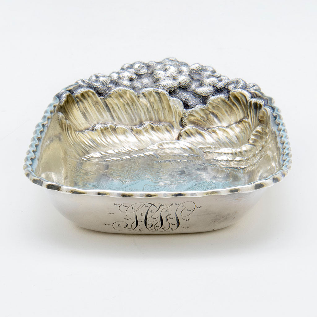 Front of Wood and Hughes Olive Dish and Fork, NYC, NY, c. 1890