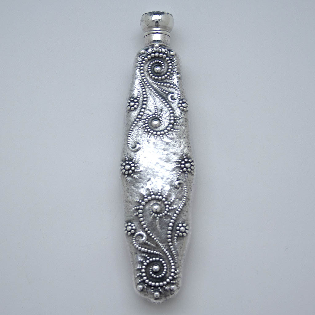 Whiting Antique Sterling Silver Perfume design attributed to Charles Osborne, New York, c. 1883