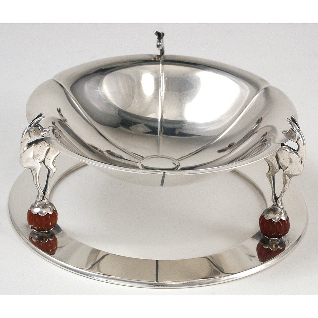 Erik Magnussen for Gorham Sterling Art Deco Bon Bon Dish, 1929