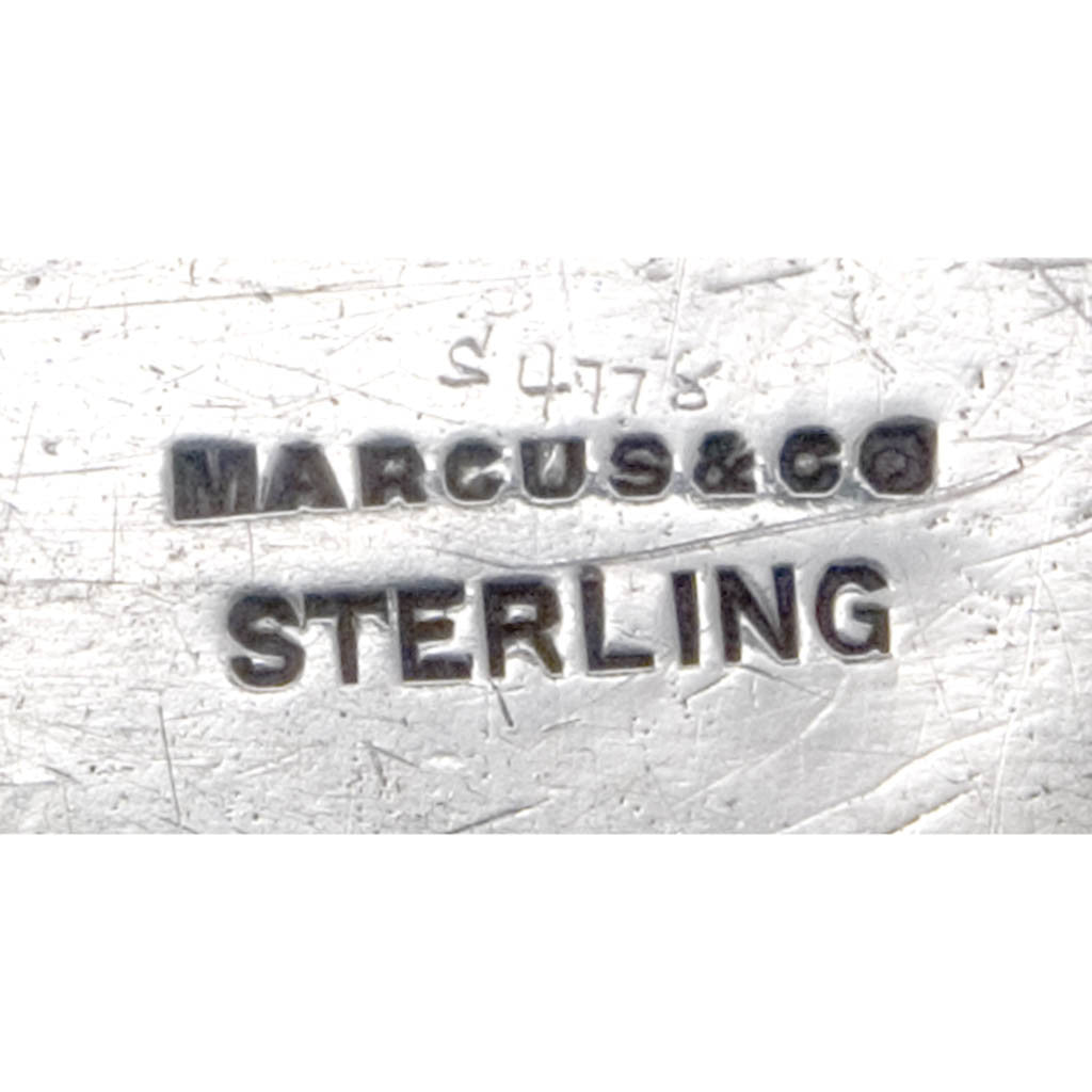 Marks on the Marcus &amp; Co Sterling and Amethyst Condiment Dishes - 2, c. 1905