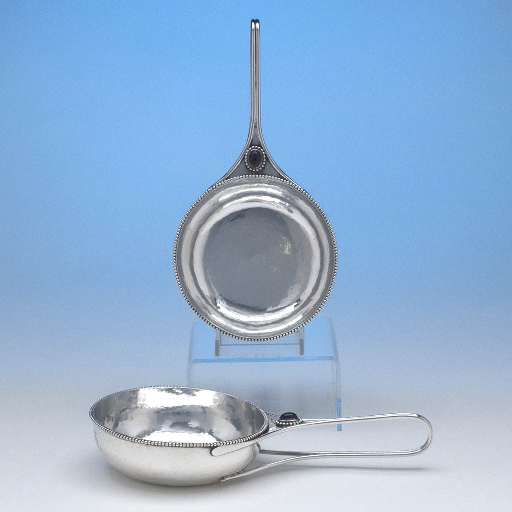 Marcus &amp; Co Sterling and Amethyst Condiment Dishes - 2, c. 1905