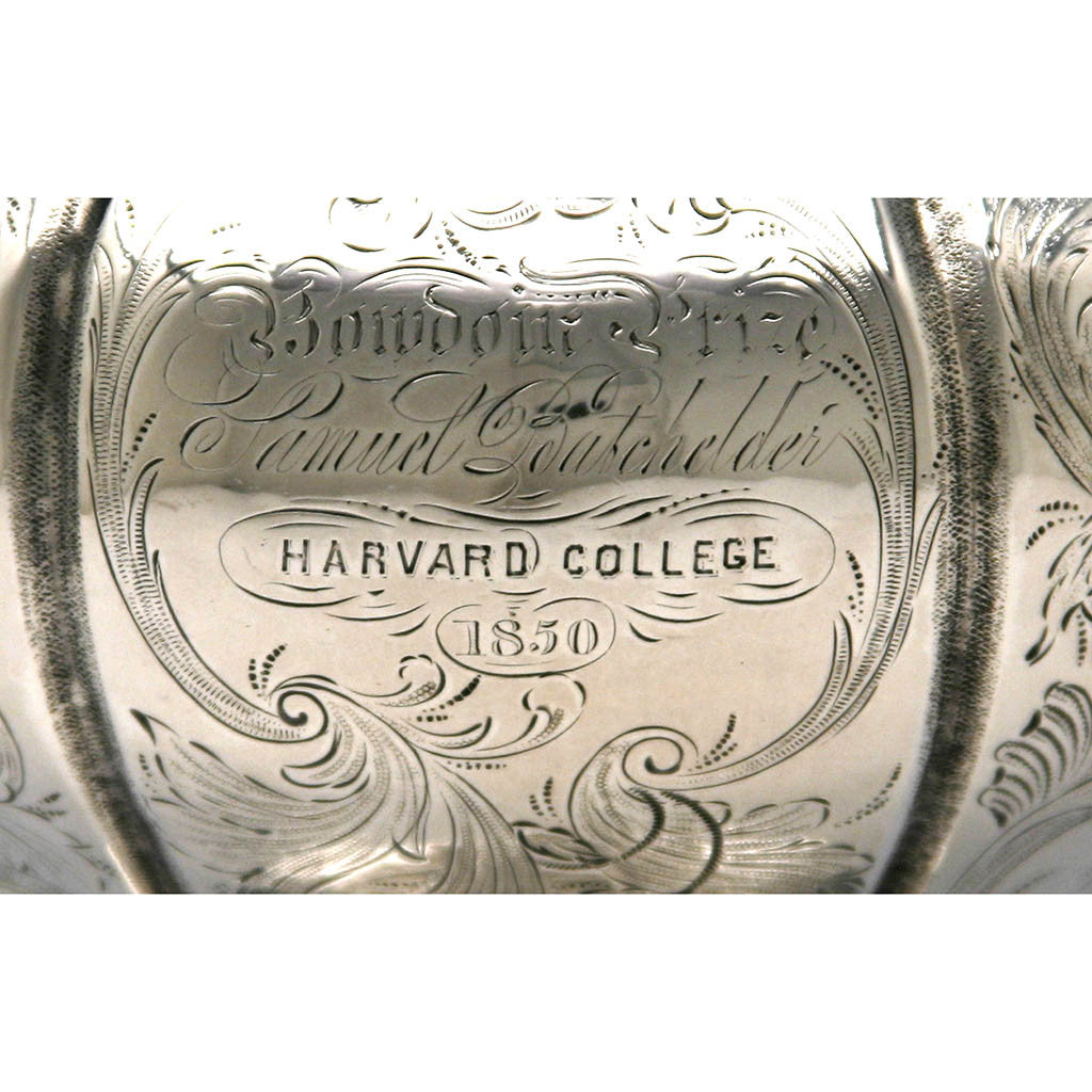 Presentation on Obadiah Rich Coin Silver Harvard University Presentation Ewer, 1850