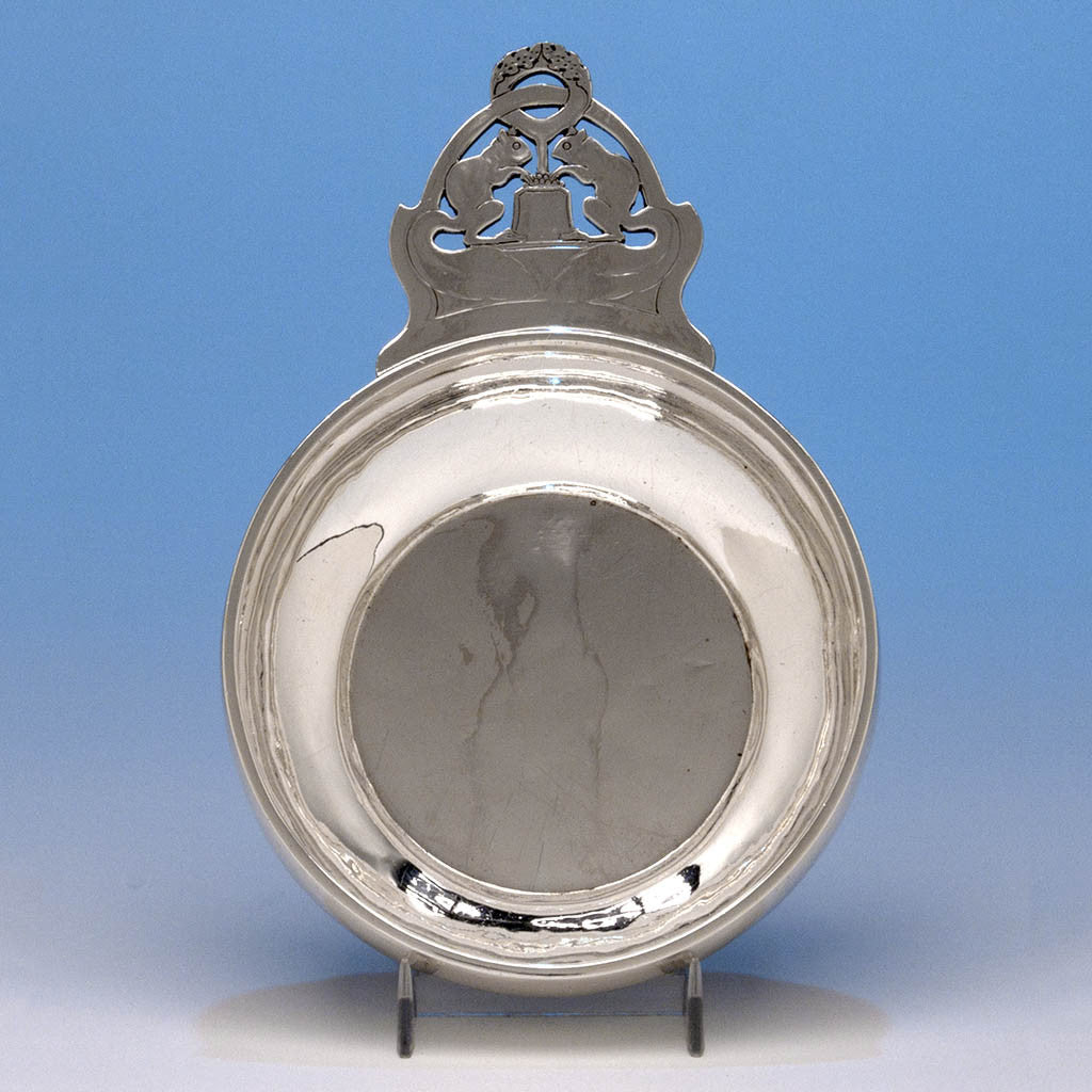 Arthur Stone Silver Arts &amp; Crafts Porringer, Gardner, MA, 1909-32