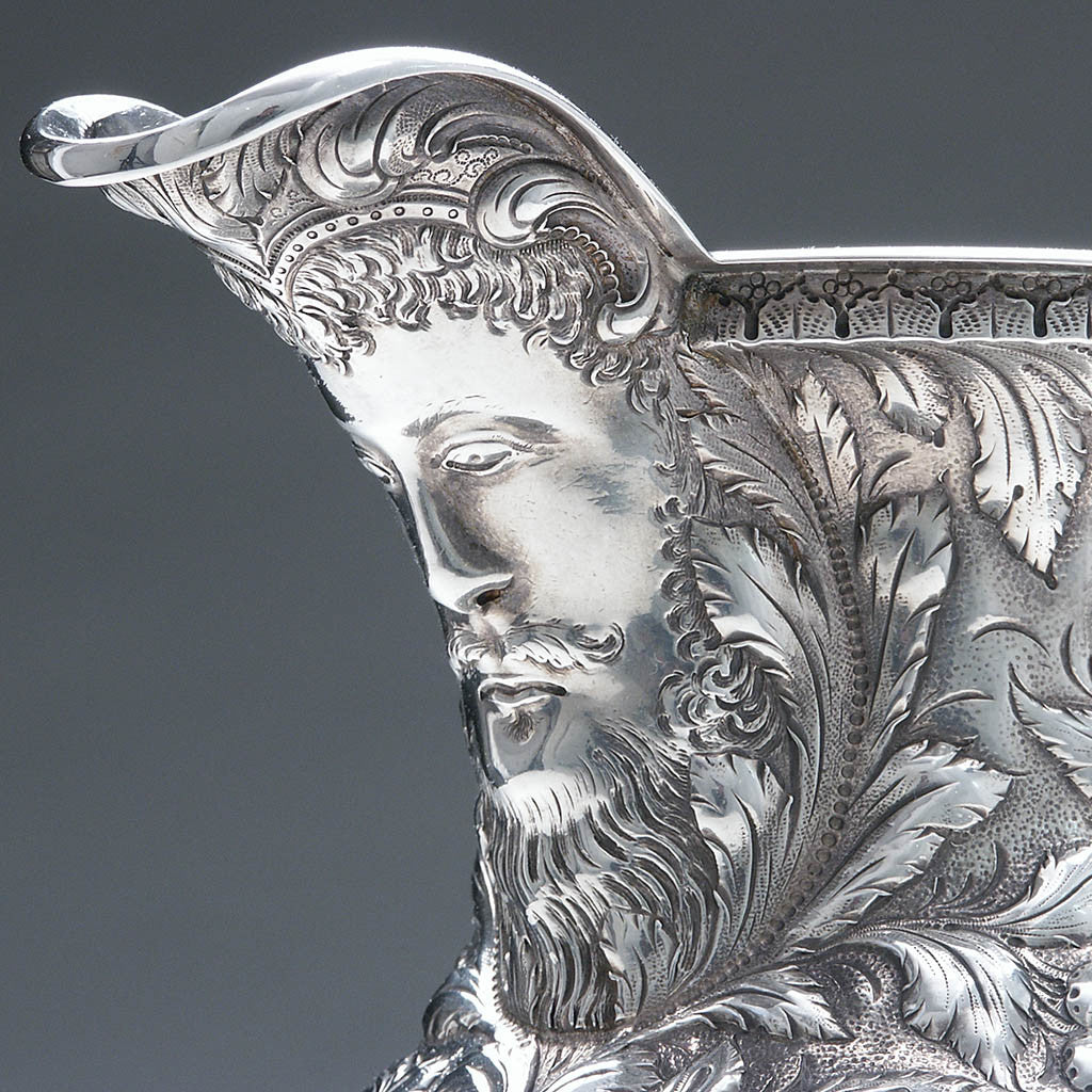 Samuel Kirk Silver 'Gilmor' Type Massive Ewer, Baltimore, c. 1840