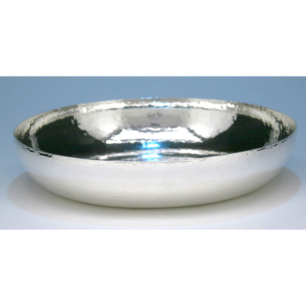 Franklin Porter Signed Sterling Silver Arts & Crafts Salad Bowl, 1929
