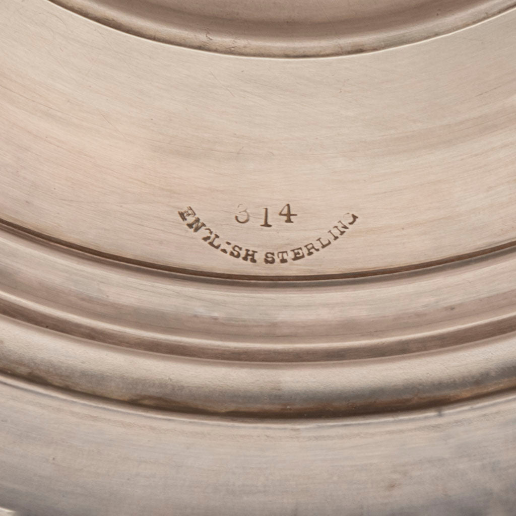 Marks on Monumental John Wendt(attr) Figural Sterling Centerpiece, NYC, NY, c. 1870s