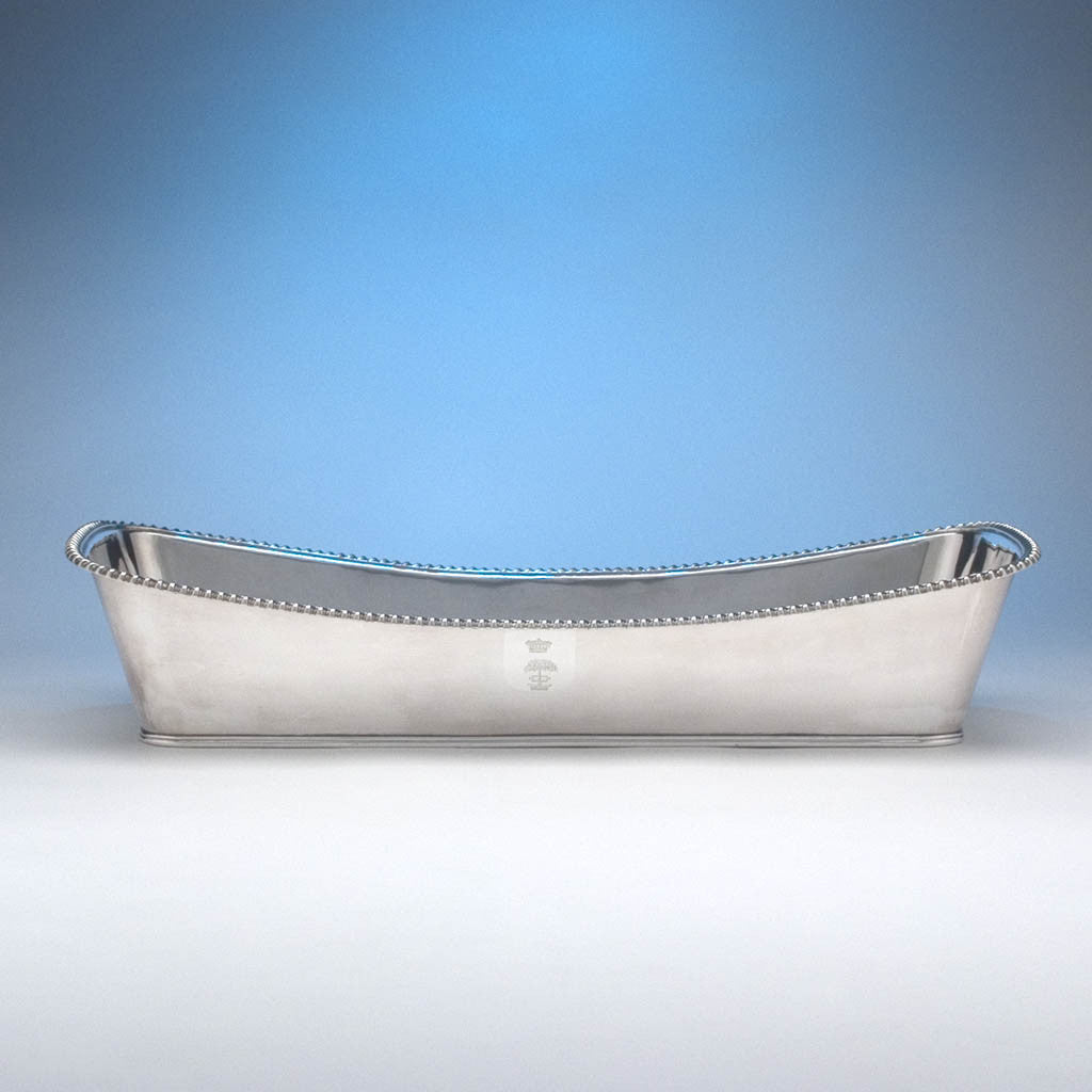 Sheffield Silver Plate Antique Rare and Extremely Large 'Knife Tray' or Bread Tray, c. 1800-20