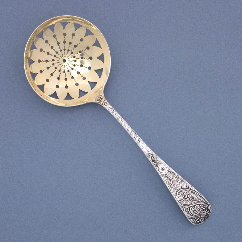 Davis &amp; Galt Antique Sterling Silver Pea Spoon, Philadelphia, c. 1890’s