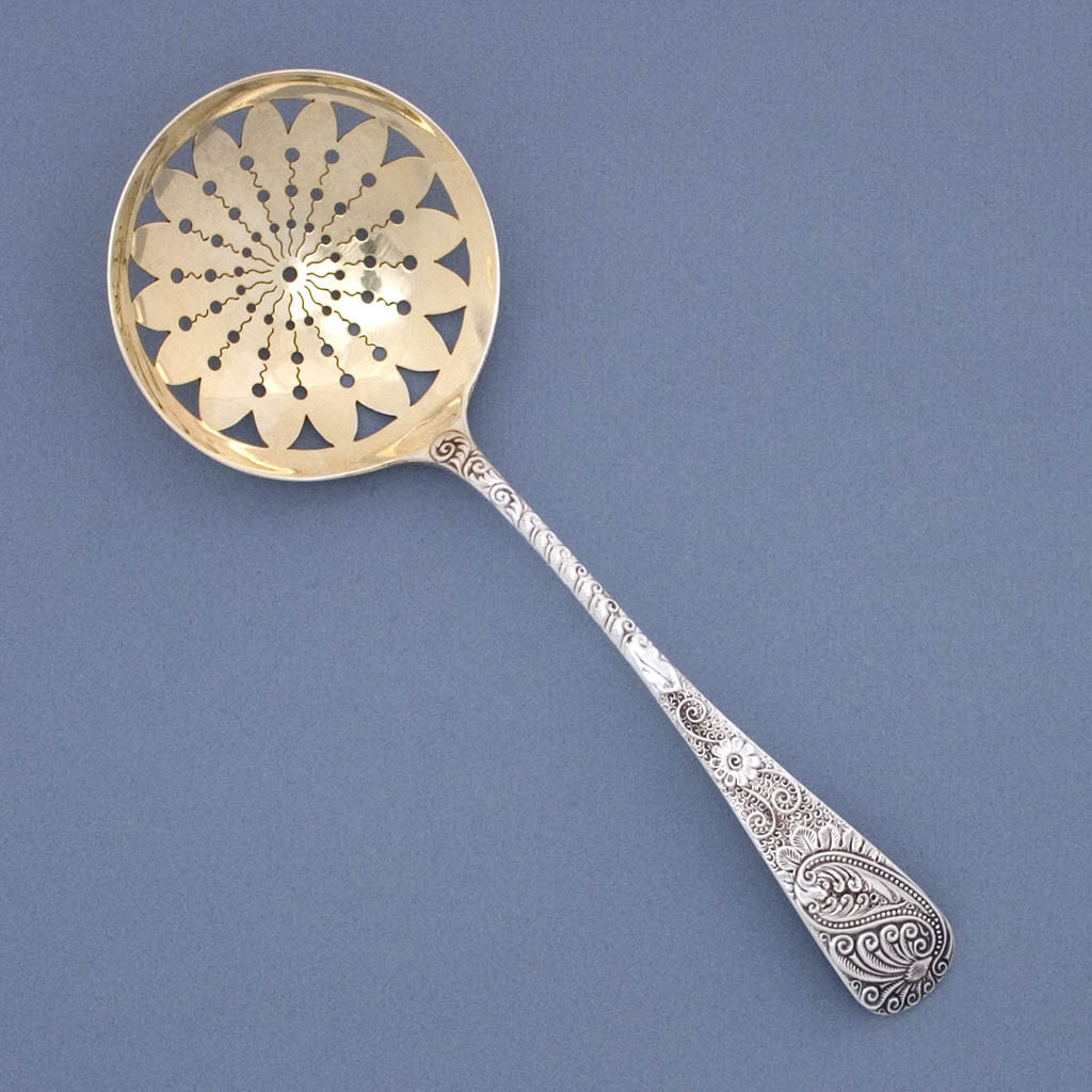 Davis & Galt Antique Sterling Silver Pea Spoon, Philadelphia, c. 1890’s