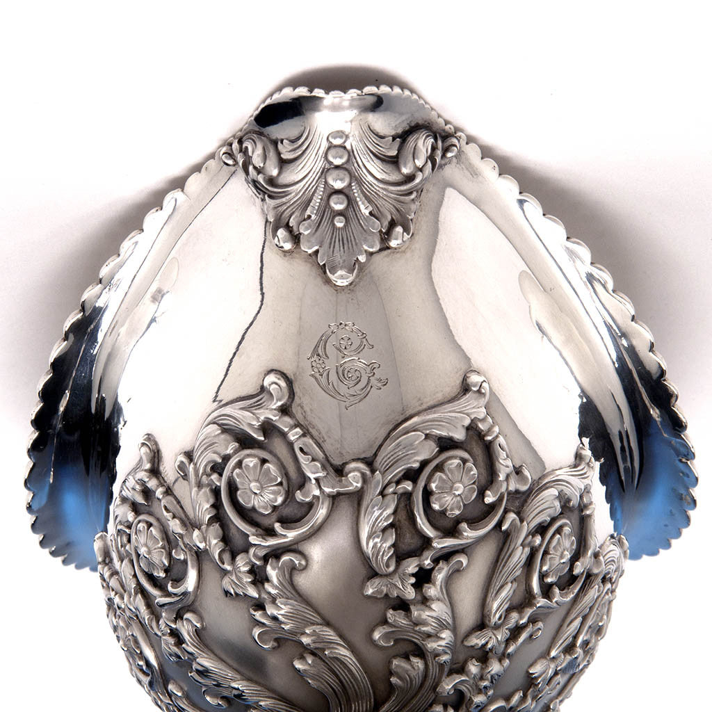 Spout to Tiffany &amp; Co Pair of &#39;George III&#39; Sterling Silver Sauce Boats designed by Paulding Farnham and executed for the 1900 Paris Exposition Universelle