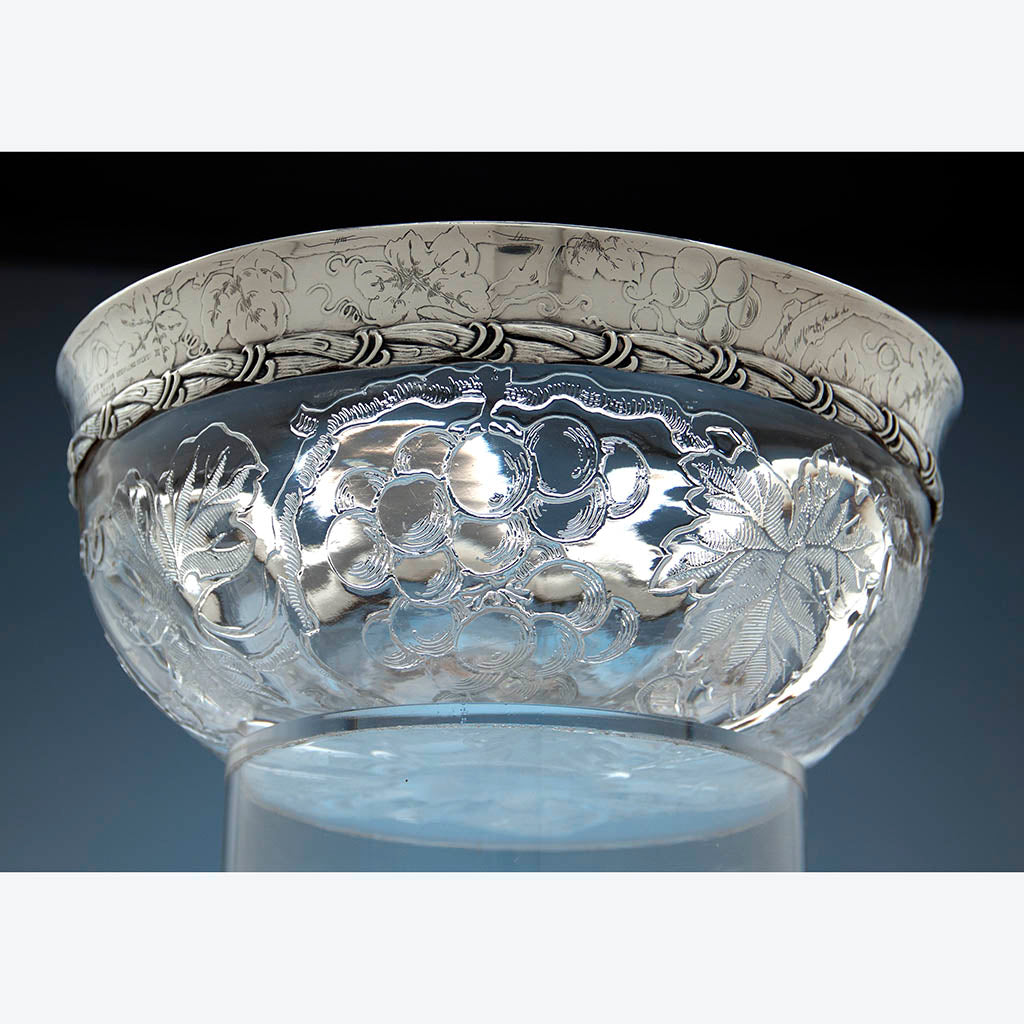 Tiffany &amp; Co. - TIFFANY　ボウル　ar TIFFANY & CO. ROCK CUT CRYSTAL BOWL 9