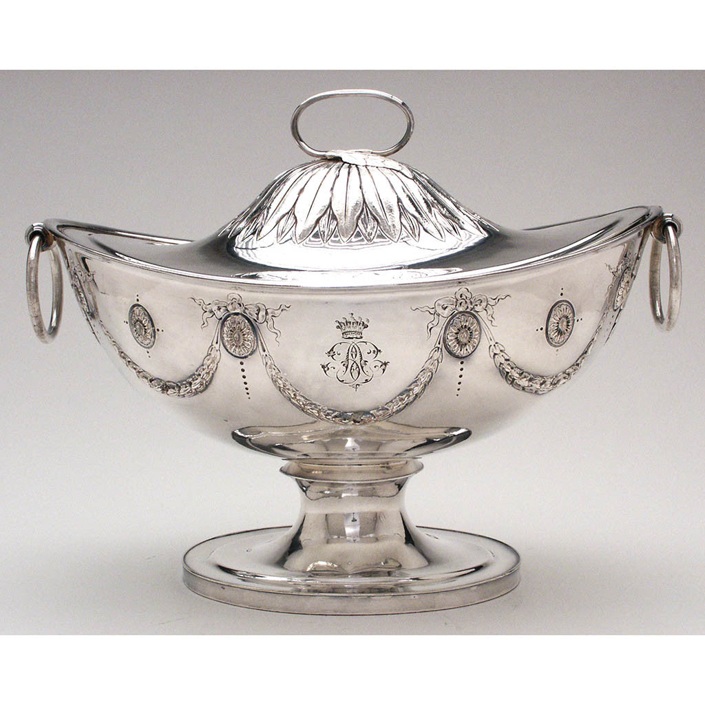 Antique Sheffield Plate Covered Soup Tureen c. 1770's