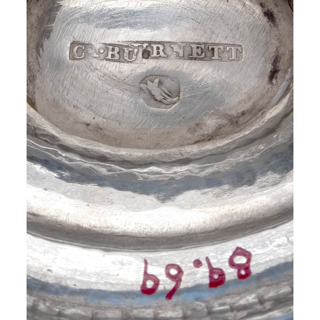 Marks on the Charles Alexander Burnett Coin Silver Creamer, Washington, DC, c. 1810