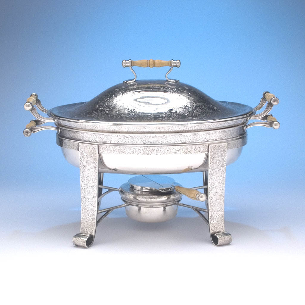Barbour Silver Company Sterling Silver Covered Entree Server, Hartford, CT, c. 1895