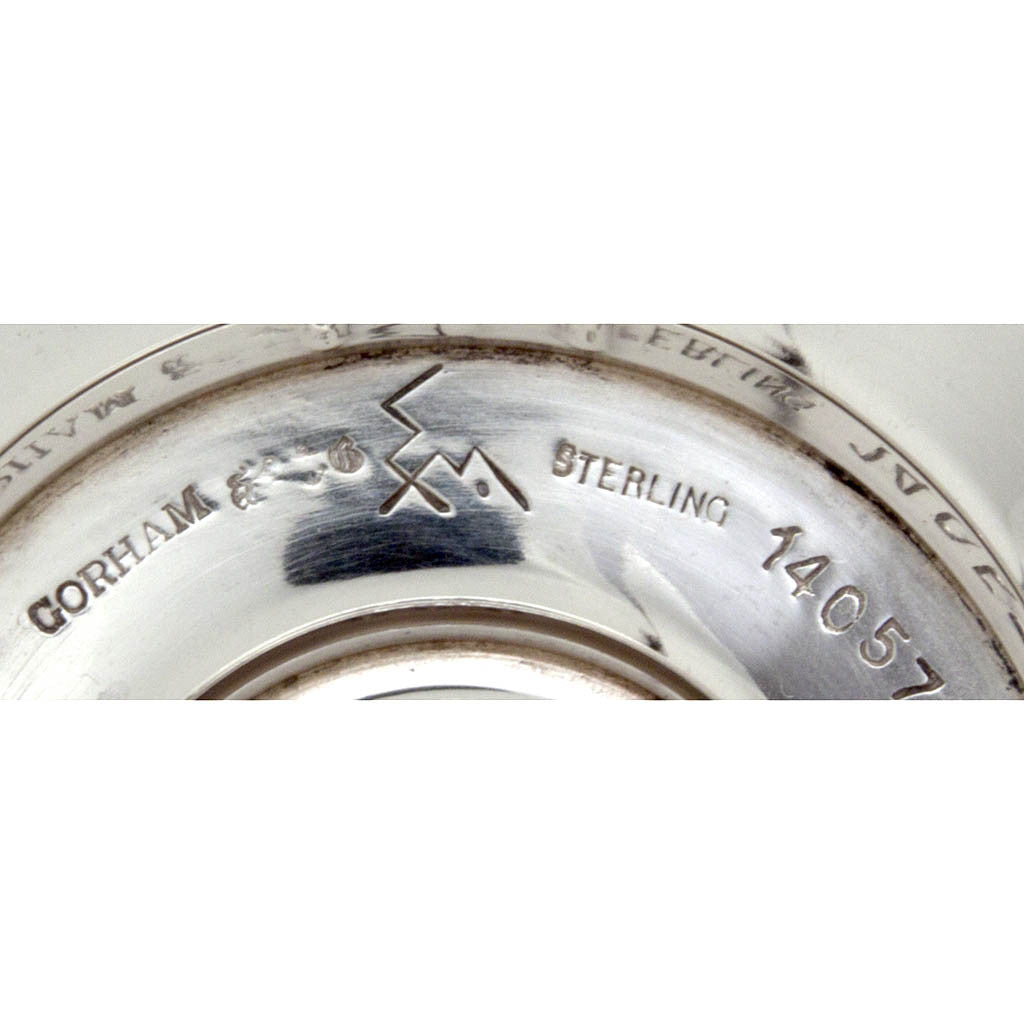 Erik Magnussen Designed for Gorham &#39;Modern American&#39; Art Deco Sterling Silver Goblets - 8, Providence, RI, 1928