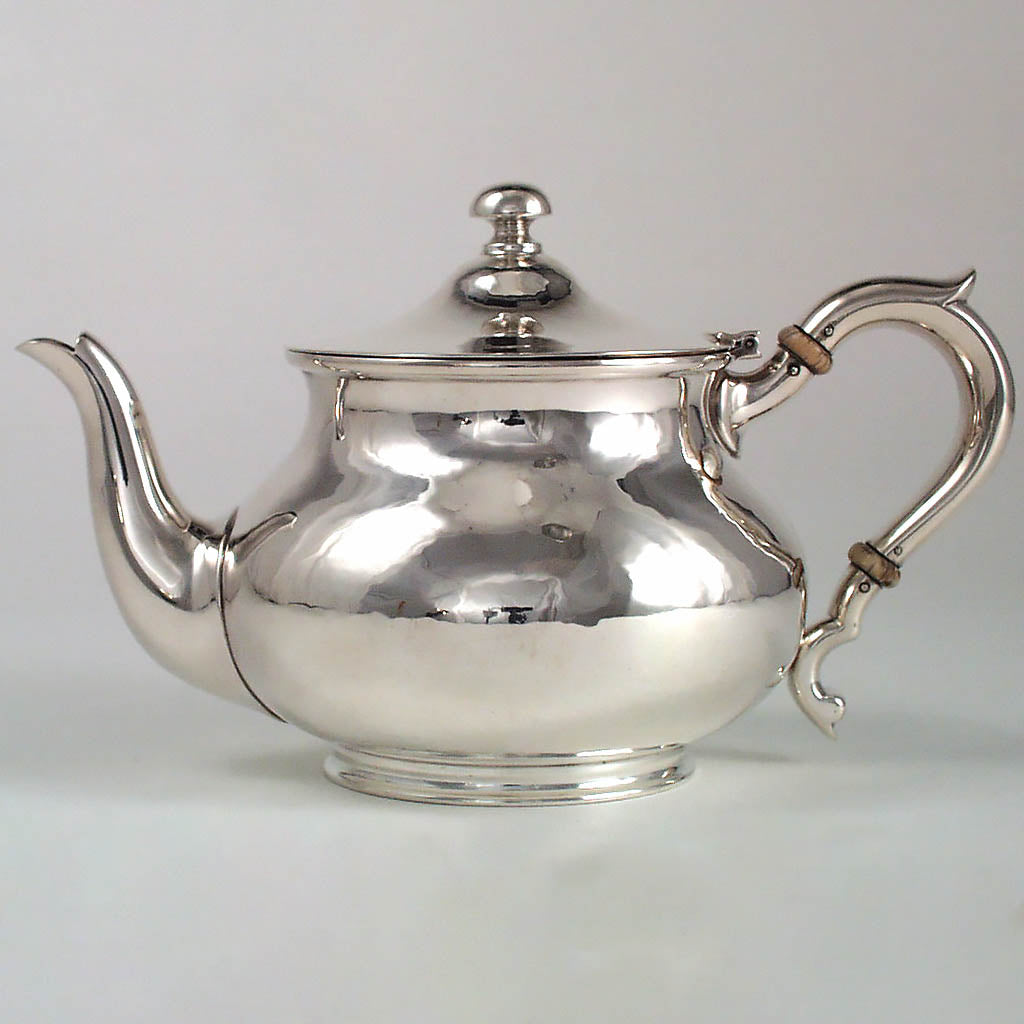 Frans J. R. Gyllenberg & Alfred Swanson Sterling Arts & Crafts Tea Pot, 2nd quarter 20th century