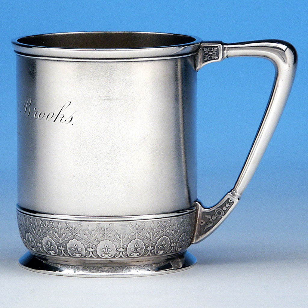 Bigelow, Kennard & Co. Antique Sterling Silver Child's Cup, Boston, MA, c. 1874