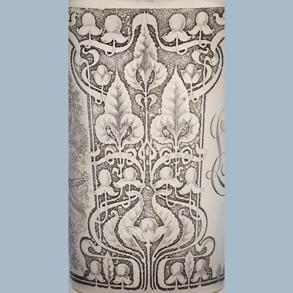 detail of Tiffany &amp; Co. Sterling Cocktail Shaker, c. 1890&#39;s