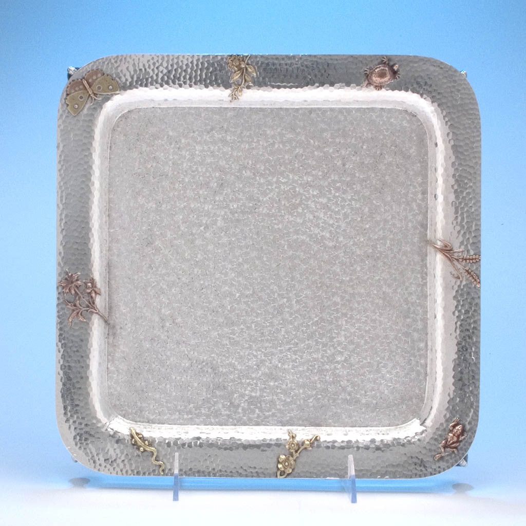 Tray to Dominick &amp; Haff Sterling &amp; Other Metals Tête-à-tête Tea Service with Tray, c. 1880