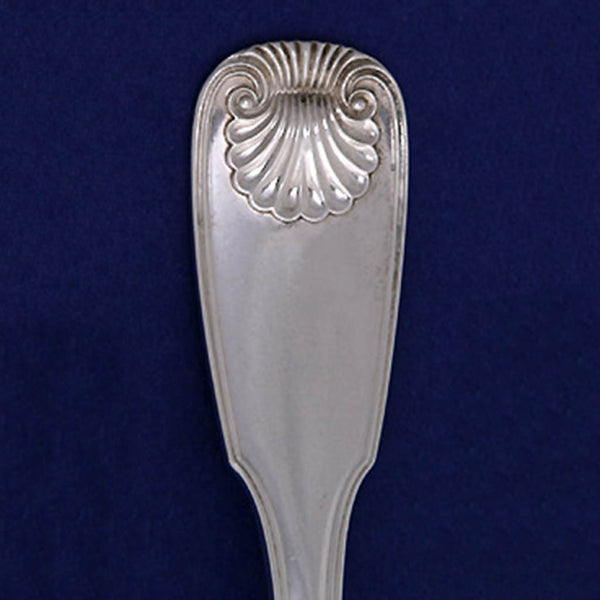 Crosby and Foss Feather Edge Pattern Antique Sterling Silver Tablespoo -  Spencer Marks Ltd